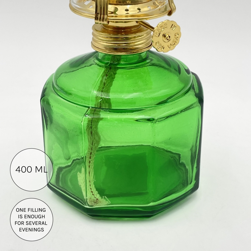 Brilagi - Petroleumlamp MERLIN groen