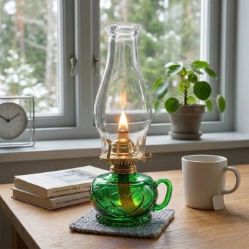 Brilagi - Petroleumlamp MERLIN groen
