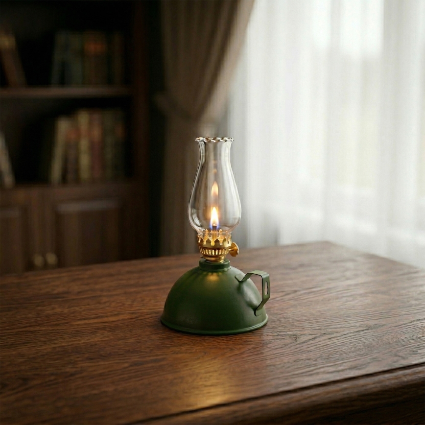 Brilagi - Petroleumlamp MERLIN groen