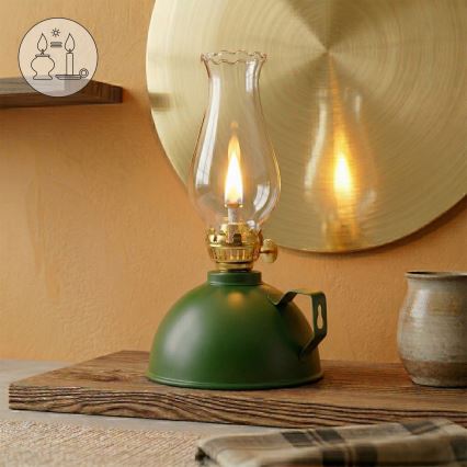 Brilagi - Petroleumlamp MERLIN groen
