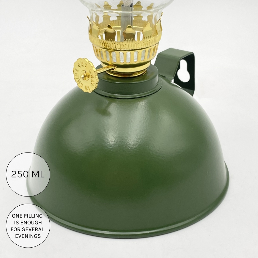 Brilagi - Petroleumlamp MERLIN groen