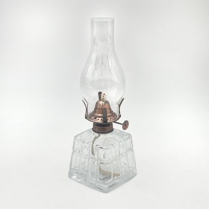 Brilagi - Petroleumlamp MERLIN helder/brons/patina