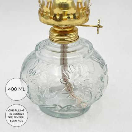 Brilagi - Petroleumlamp MERLIN helder