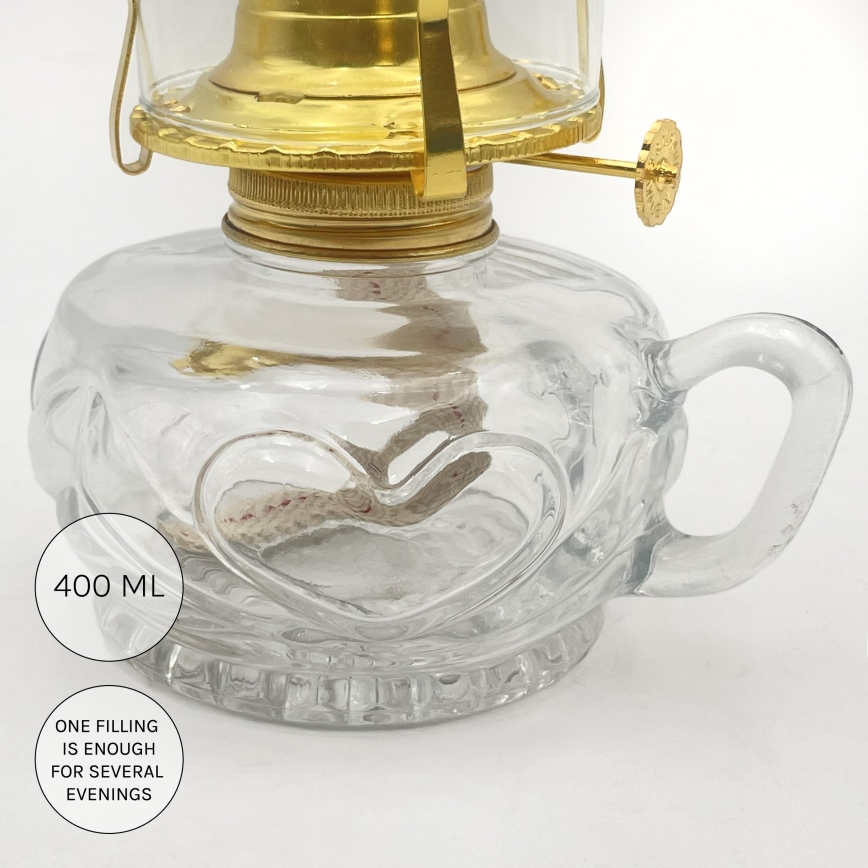 Brilagi - Petroleumlamp MERLIN helder