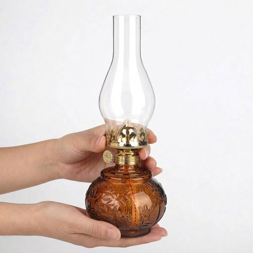 Brilagi - Petroleumlamp MERLIN oranje