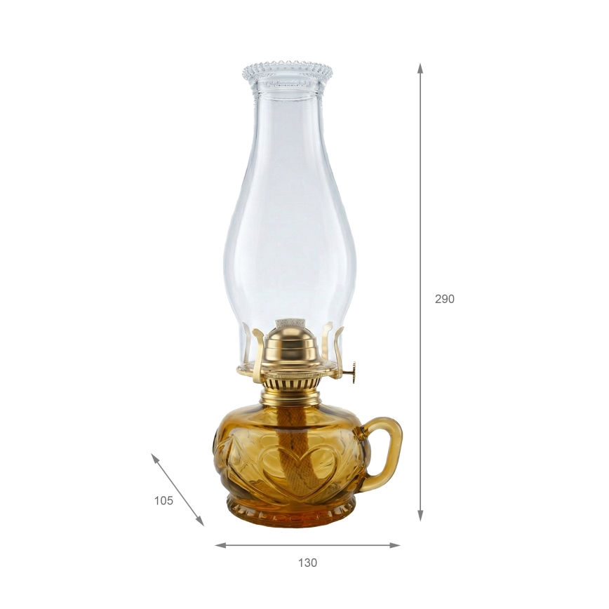 Brilagi - Petroleumlamp MERLIN oranje