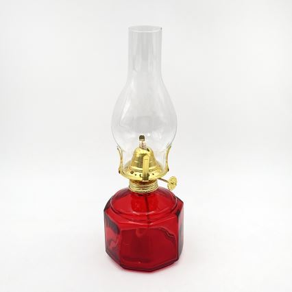 Brilagi - Petroleumlamp MERLIN rood