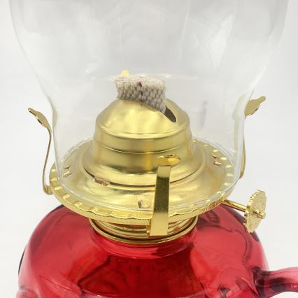 Brilagi - Petroleumlamp MERLIN rood