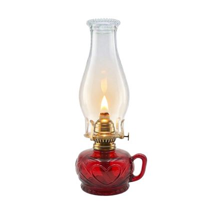 Brilagi - Petroleumlamp MERLIN rood