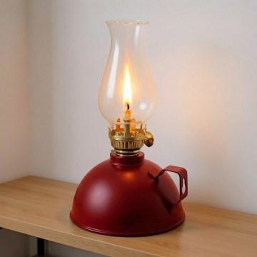 Brilagi - Petroleumlamp MERLIN, rood