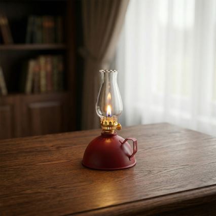 Brilagi - Petroleumlamp MERLIN, rood