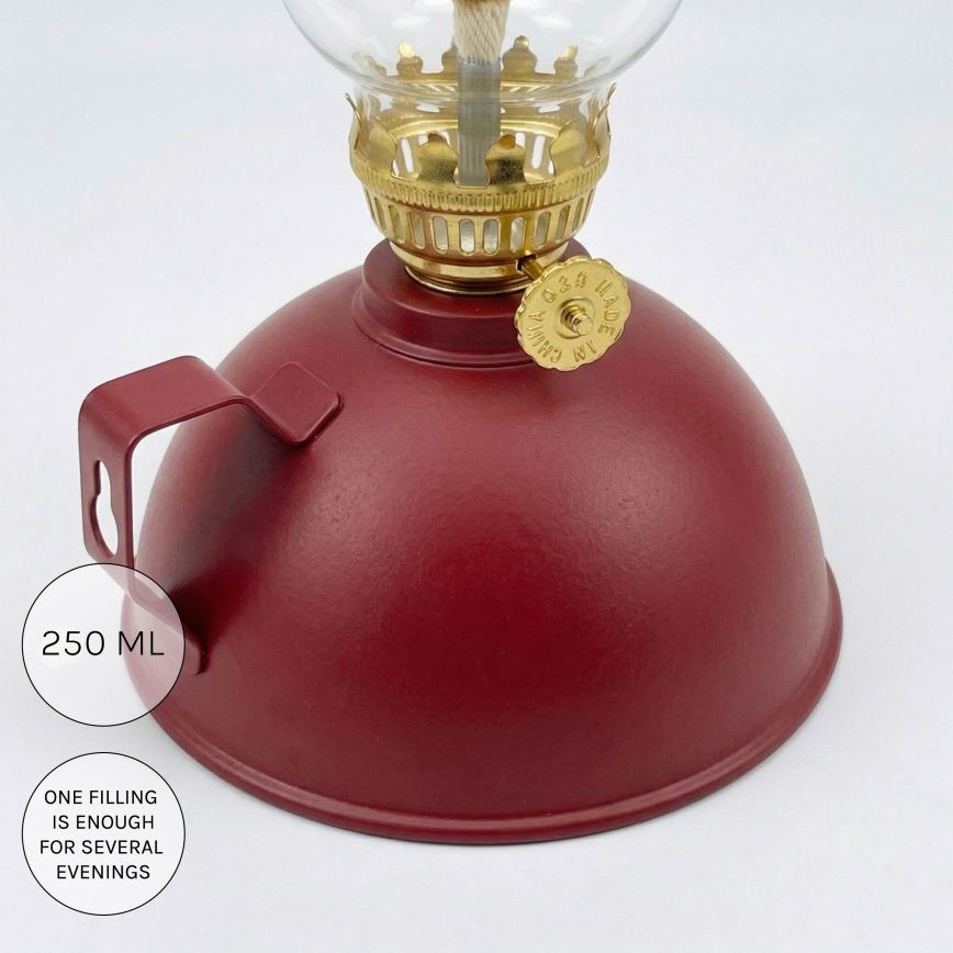Brilagi - Petroleumlamp MERLIN, rood