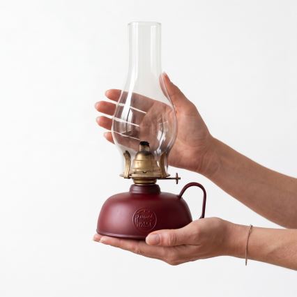 Brilagi - Petroleumlamp MERLIN rood