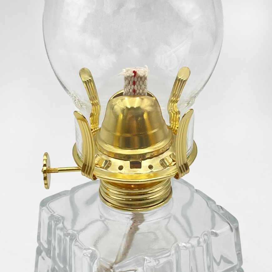 Brilagi - Petroleumlamp MERLIN transparant/goud