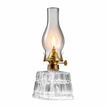 Brilagi - Petroleumlamp MERLIN transparant/goud