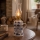 Brilagi - Petroleumlamp MERLIN wit/blauw