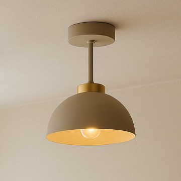 Brilagi - Plafondkroonluchter 1xE27/60W/230V beige/goud