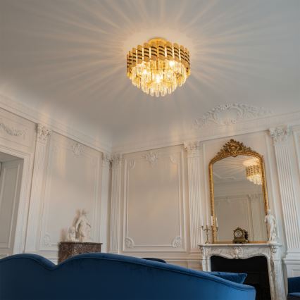 Brilagi - Plafondkroonluchter CRISTAL 5x E14/40W/230V Ø 38 cm