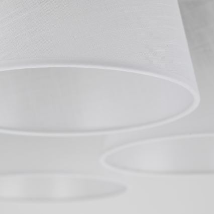 Brilagi - Plafondkroonluchter LATTE 5xE27/15W/230V grenen/wit