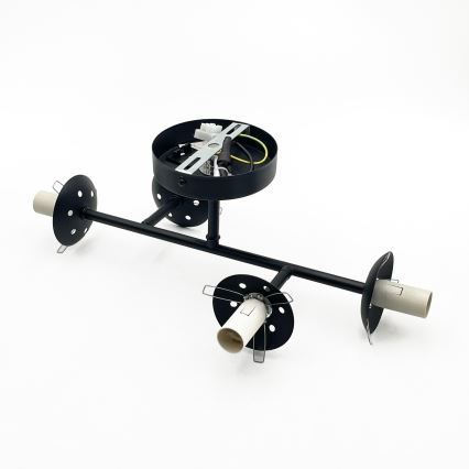 Brilagi - Plafondkroonluchter MALONY 4xE14/20W/230V zwart