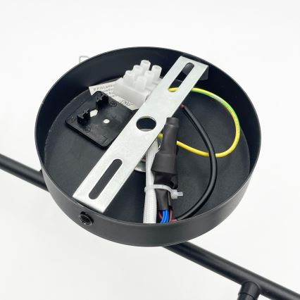 Brilagi - Plafondkroonluchter MALONY 4xE14/20W/230V zwart