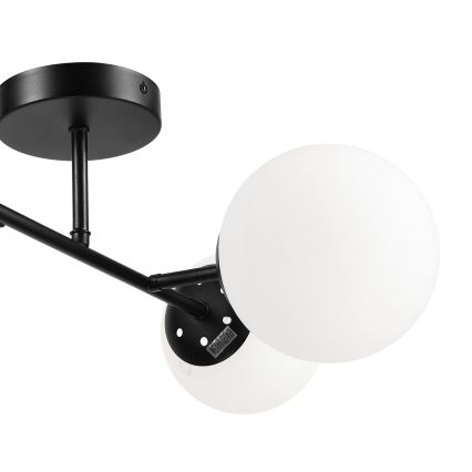 Brilagi - Plafondkroonluchter MALONY 4xE14/20W/230V zwart