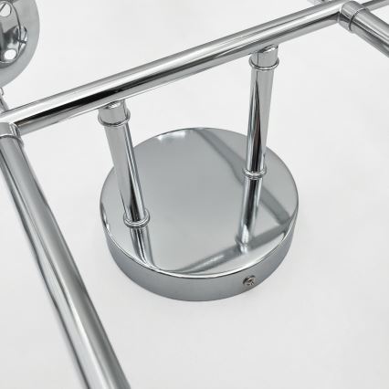 Brilagi - Plafondkroonluchter MALONY 6xE14/20W/230V glanzend chroom