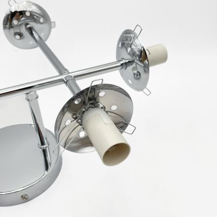 Brilagi - Plafondkroonluchter MALONY 6xE14/20W/230V glanzend chroom