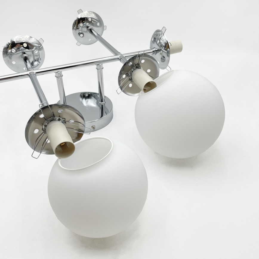 Brilagi - Plafondkroonluchter MALONY 6xE14/20W/230V glanzend chroom