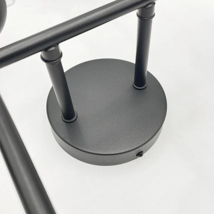 Brilagi - Plafondkroonluchter MALONY 6xE14/20W/230V zwart