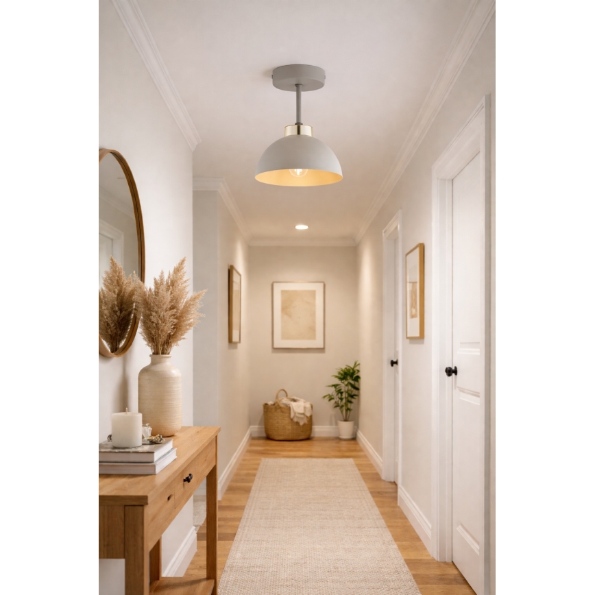 Brilagi - Plafondkroonluchter MOON 1xE27/60W/230V beige/goud