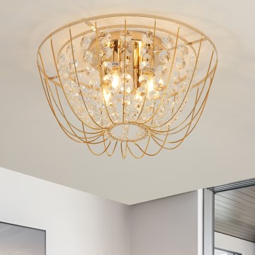 Brilagi - Plafondkroonluchter VASTERAS 4xE14/40W/230V Ø 45 cm