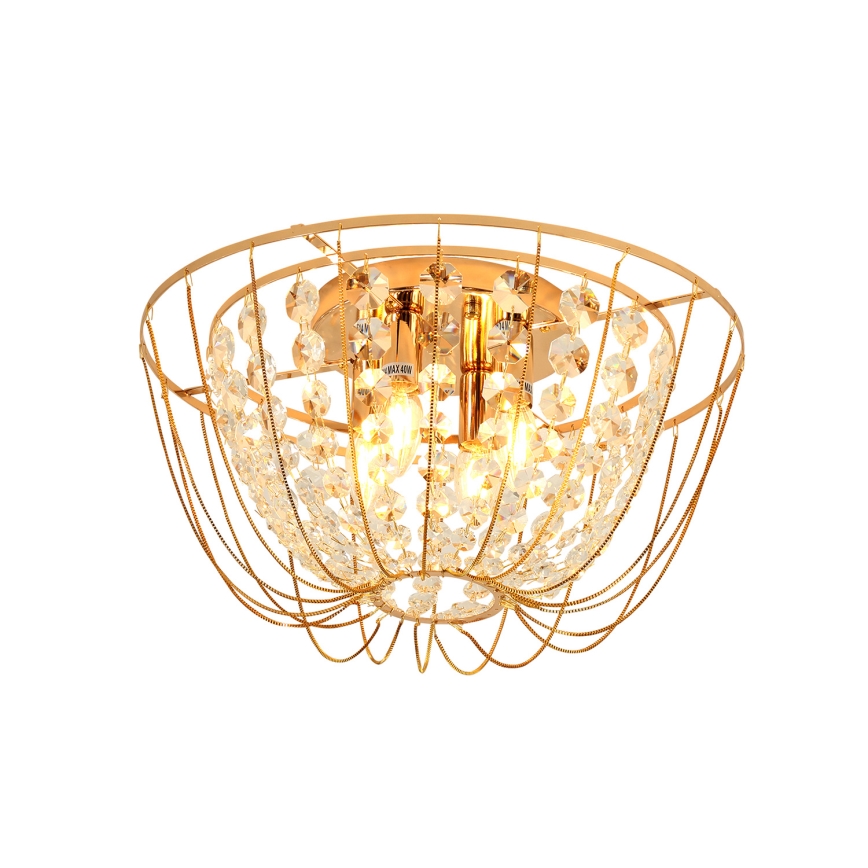 Brilagi - Plafondkroonluchter VASTERAS 4xE14/40W/230V Ø 45 cm