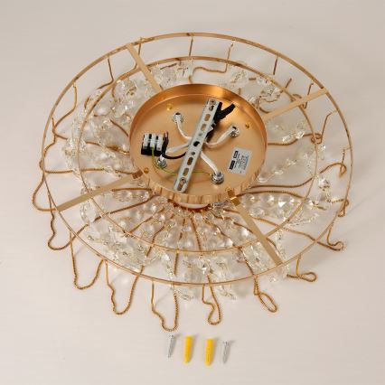 Brilagi - Plafondkroonluchter VASTERAS 4xE14/40W/230V Ø 45 cm