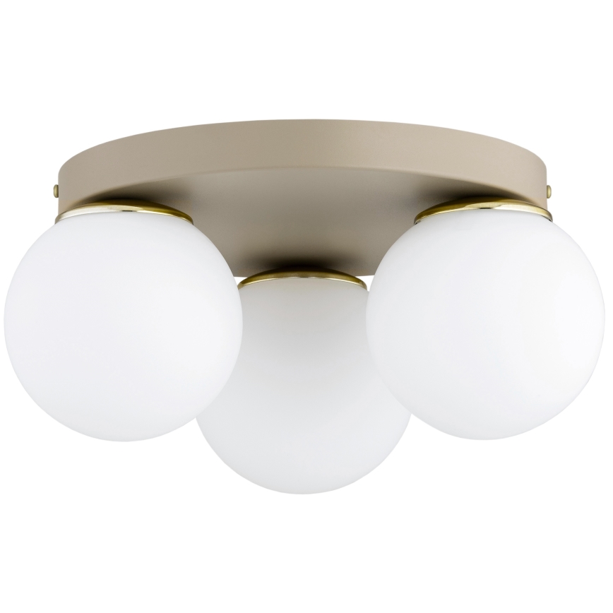 Brilagi - Plafondlamp 1xE27/60W/230V Ø 15 cm beige/goud