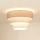 Brilagi - Plafondlamp ALASKA LUNETA 1xE27/15W/230V diameter 45 cm grijs/crème