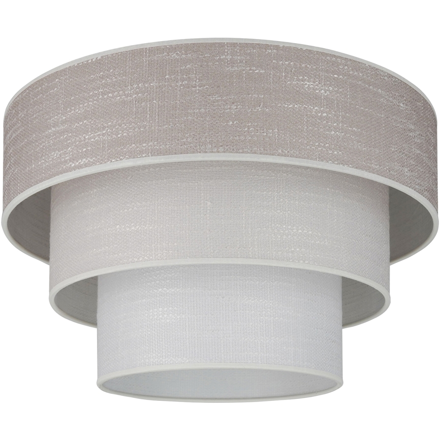 Brilagi - Plafondlamp ALASKA LUNETA 1xE27/15W/230V diameter 45 cm grijs/crème