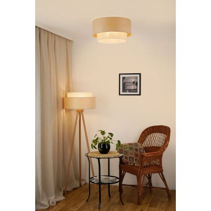 Brilagi - Plafondlamp ARIZONA BOHO 1xE27/15W/230V diameter 45 cm beige