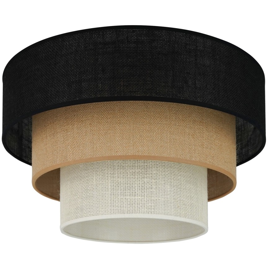 Brilagi - Plafondlamp ASPEN LUNETA 1xE27/15W/230V diameter 45 cm zwart/beige/crème
