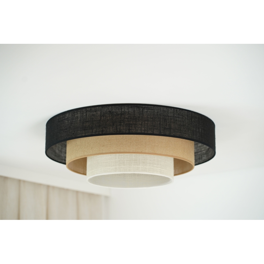 Brilagi - Plafondlamp ASPEN LUNETA LED/12W/230V diameter 60 cm 3000K/4000K/6400K zwart/beige/crème