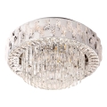 BRILAGI - Plafondlamp AURELIA 5x E14/40W/230V Ø 50 cm glanzend chroom
