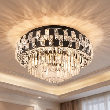 BRILAGI - Plafondlamp AURELIA 5xE14/40W/230V Ø 50 cm zwart
