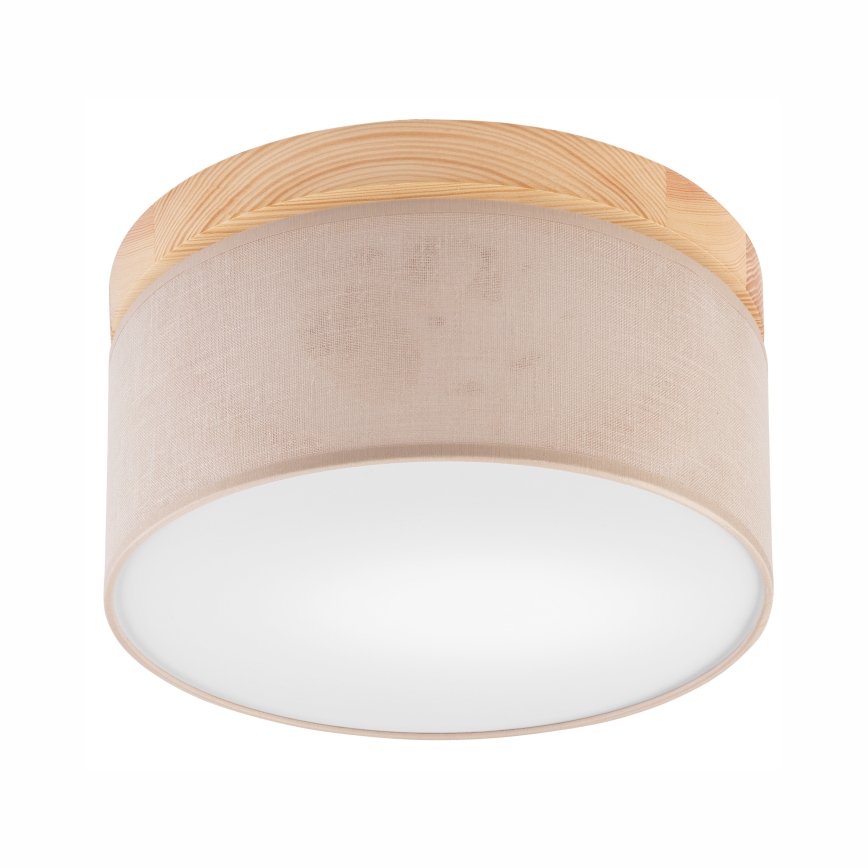 Brilagi - Plafondlamp BELLADONNA 1xE27/15W/230V beige/Dennenboom