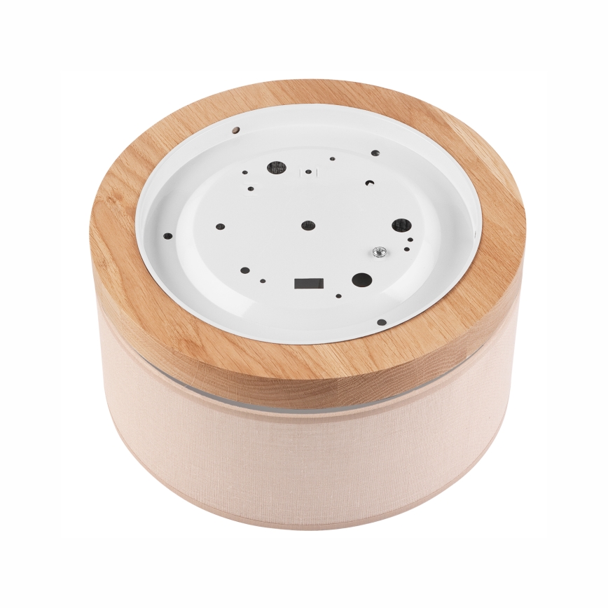 Brilagi - Plafondlamp BELLADONNA 1xE27/15W/230V beige/eiken
