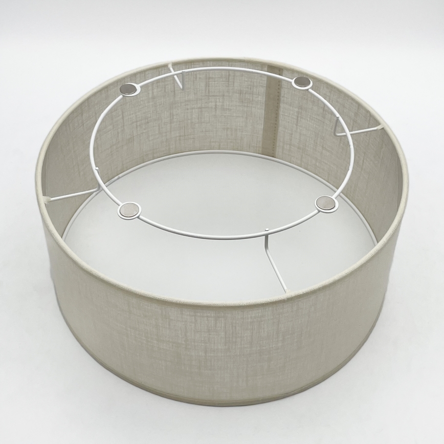 Brilagi - Plafondlamp BELLADONNA 1xE27/15W/230V diameter 30 cm crème/eiken