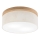 Brilagi - Plafondlamp BELLADONNA 2xE27/15W/230V diameter 40 cm crème/eiken