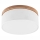 Brilagi - Plafondlamp BELLADONNA 2xE27/15W/230V diameter 40 cm wit/eiken