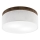 Brilagi - Plafondlamp BELLADONNA 2xE27/15W/230V diameter 40 cm wit/eiken
