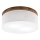 Brilagi - Plafondlamp BELLADONNA 2xE27/15W/230V diameter 40 cm wit/eiken kers