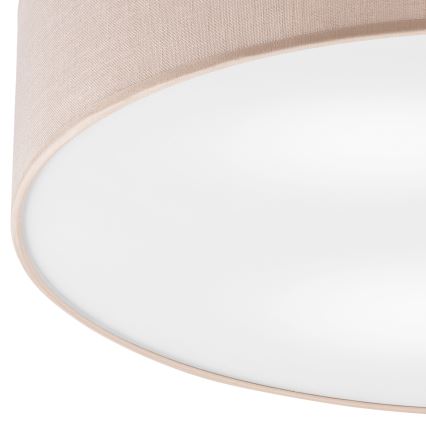 Brilagi - Plafondlamp BELLADONNA 3xE27/15W/230V beige/Grenen